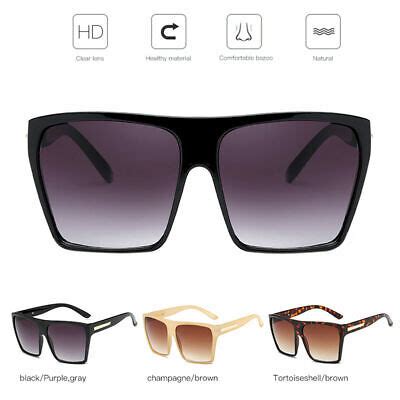 flat top oversized luxury sunglasses